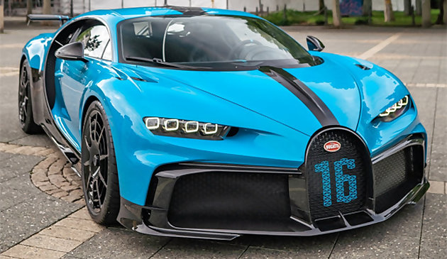 Puzzle de voitures de sport Bugatti