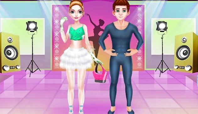 Балерина танцор салон красоты