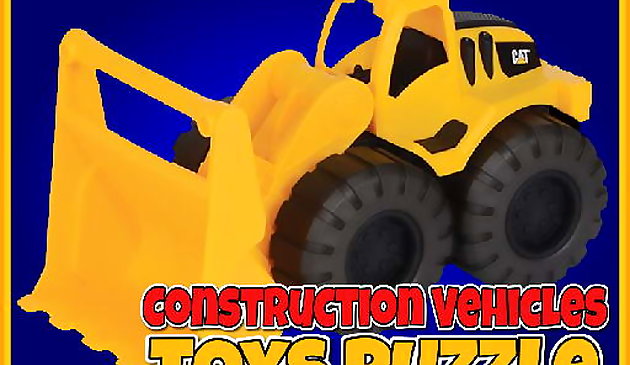 Rompecabezas de juguetes de vehículos de construcción