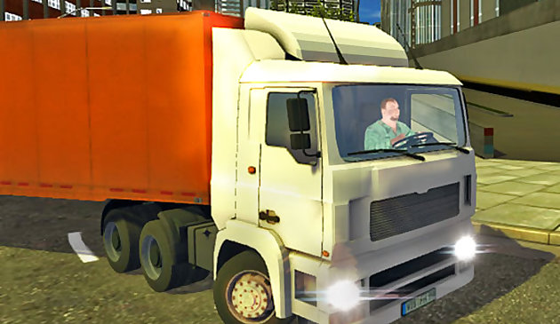 Simulador de caminhão da cidade real