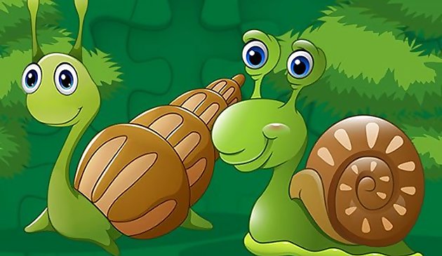 Милые улитки пазл