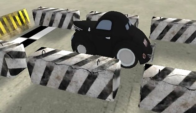 Мультяшная ретро автомобильная парковка 2019