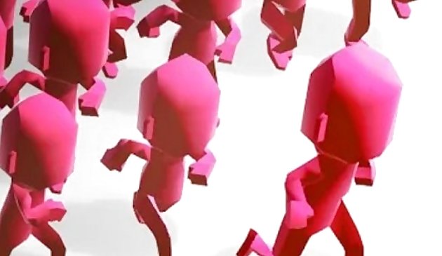 Бегущий город толпы