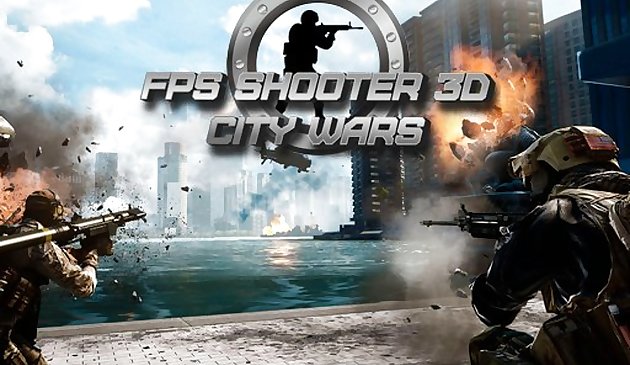 นักกีฬา FPS สงครามเมือง 3D