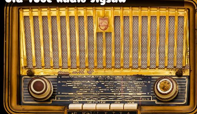 Vecchio tubo Radio Jigsaw