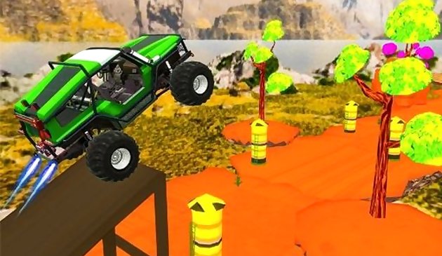 Мега рампа автомобильные гоночные трюки 3D невозможные треки