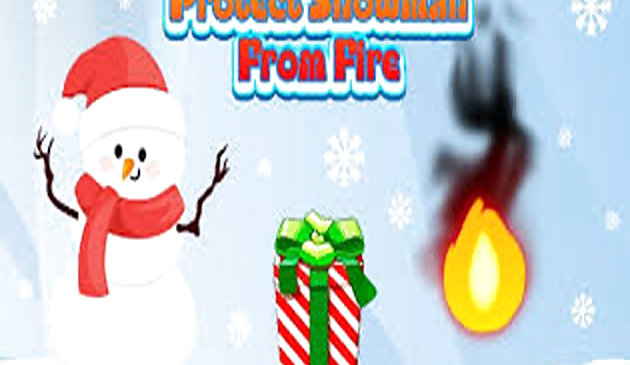 Защитите снеговика от огня