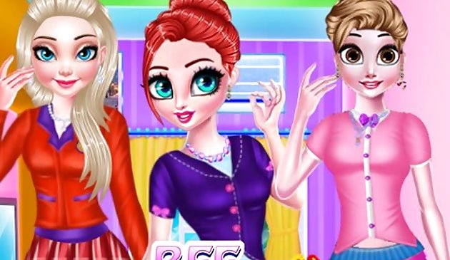 Лучшие подруги стиль средней школы