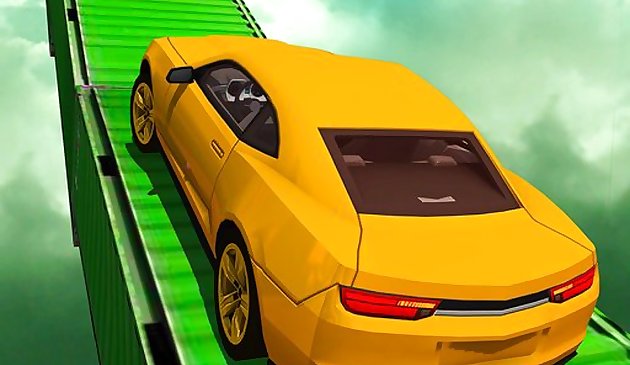 Hill Car Stunts 3D: Simulateur de course de voitures folles 3D