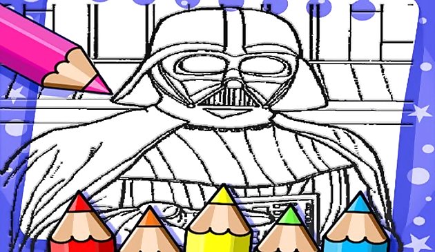 Дарт Вейдер книжка раскраска