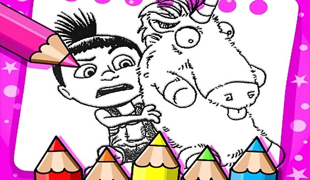 Гадкий Я печатная книжка-раскраска