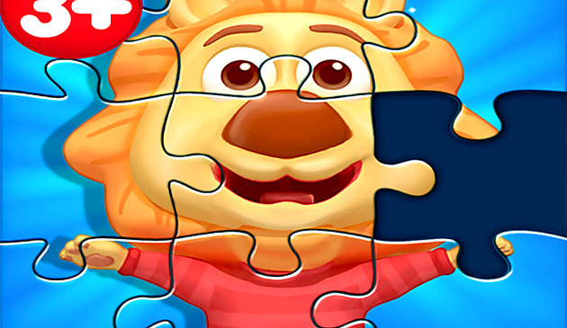 Головоломки для детей - формы животных и пазлы