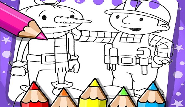 Боб Строитель книжка-раскраска