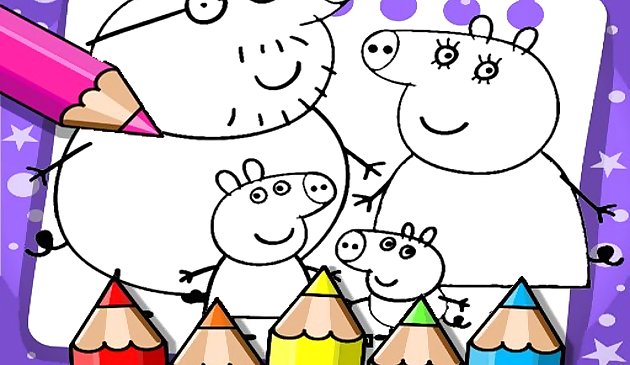 Peppa Pig Coloring Livre