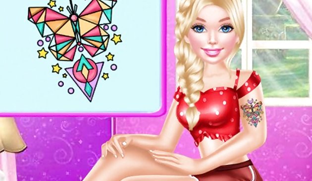 Забавный магазин тату куклы