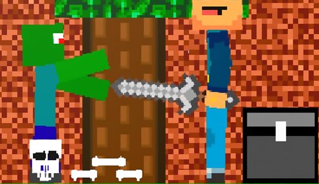 Нуб против зомби