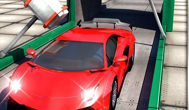 Трюковой автомобиль невозможный челлендж трека 3D