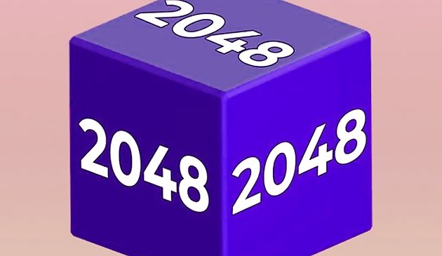 Cubo de cadena 2048 3D