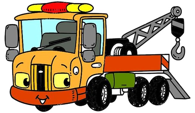 Эвакуаторы раскраска