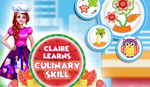 Claire aprende habilidades culinarias