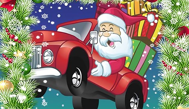 Рождественский грузовик пазл