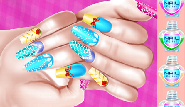 Принцесса тематическое искусство ногтей Сделай сам