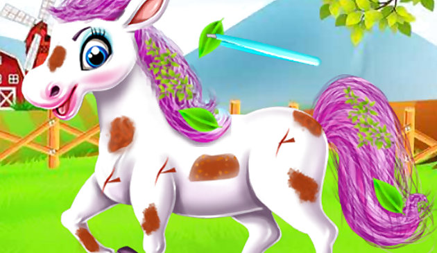 Малышка Тейлор забота о милом пони