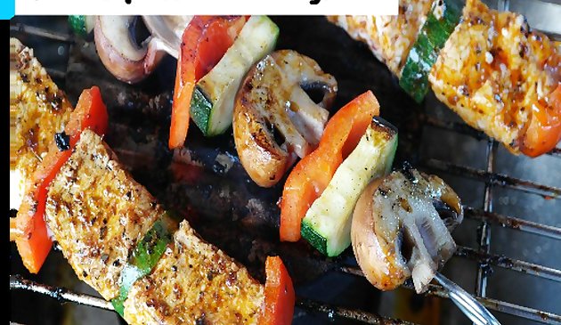 Еда на шпажке пазл