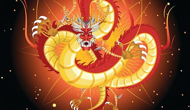 Colorear dragones chinos