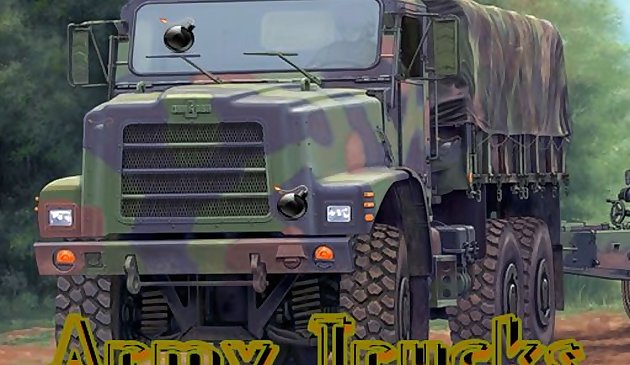 Camiones del Ejército Objetos Ocultos