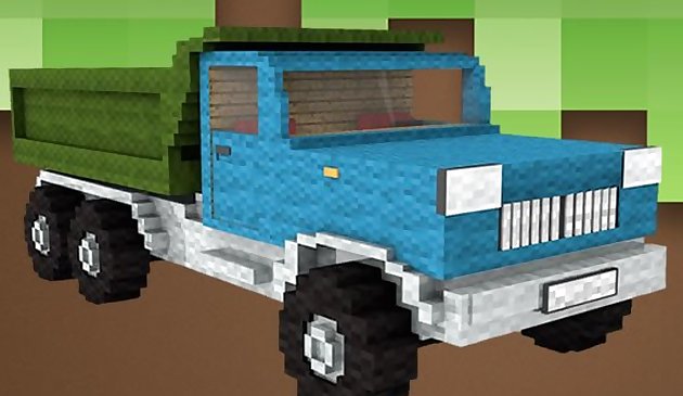 Minecraft грузовик пазл