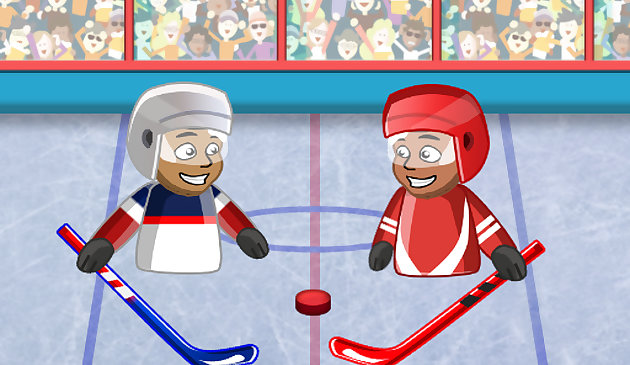 Batalla de hockey de marionetas