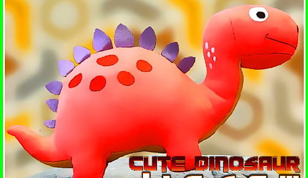 Милый динозавр пазл