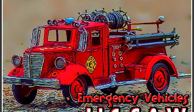 Rompecabezas de vehículos de emergencia