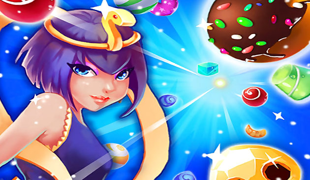 Мультяшная конфета матч 3 головоломка