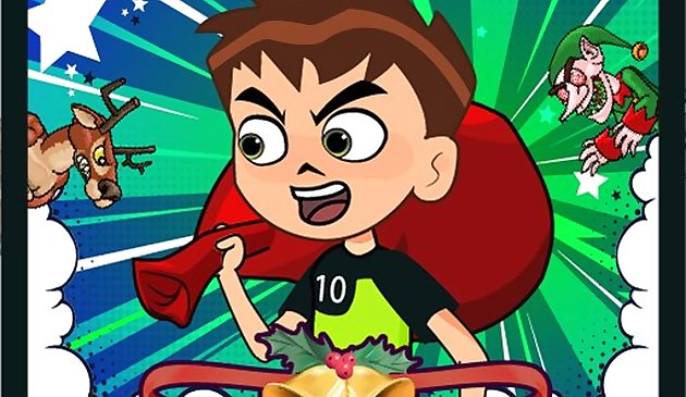 Бен 10 Рождественский бег