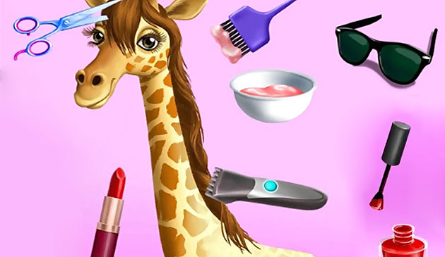 Модная парикмахерская животных