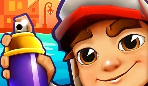 Метро 3D серф бег