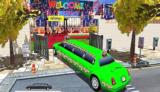 Düğün Şehir Limuzin Araba Sürüş Simülatörü Oyunu