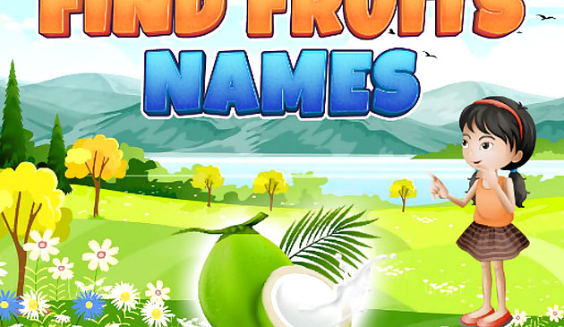 Buscar nombres de frutas