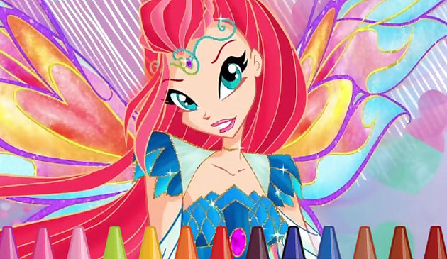 Винкс раскраска