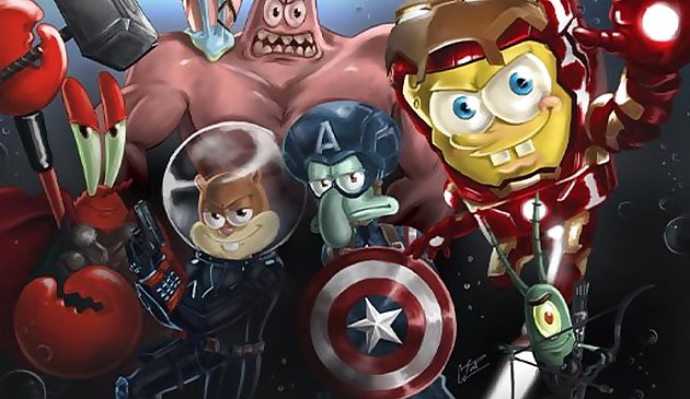 Спанчбоб железный человек