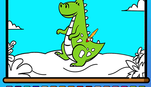 Супер игра раскраска