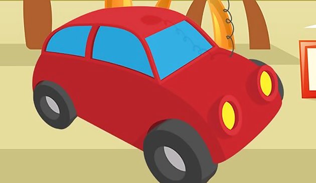 Игрушечный автомобиль пазл