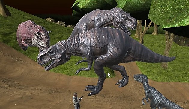 Полуночный мультиплеер охоты на динозавров