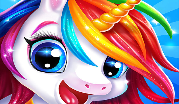 Модель единорог одевалка