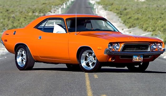 Классические мощные автомобили пазл