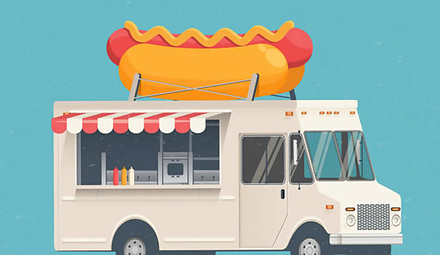 Грузовики с едой пазл