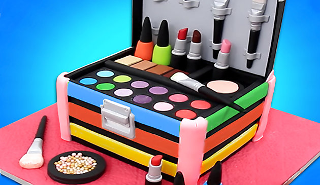 化粧品ボックスケーキメーカーを作る - 最高の料理ゲーム