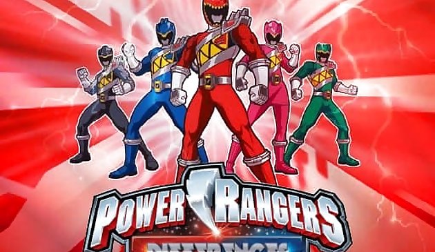 Найдите различия - могучие рейнджеры